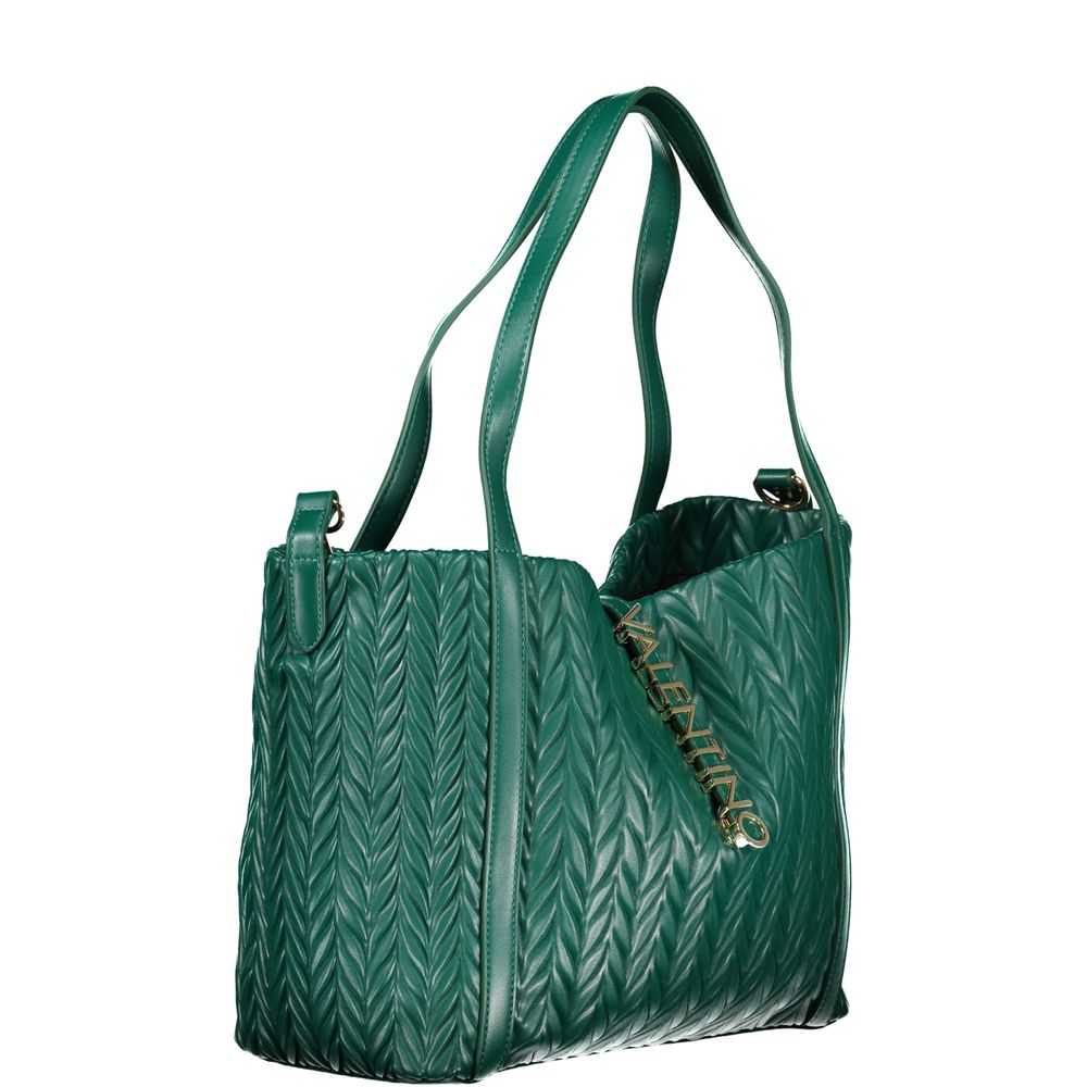 Mario Valentino Verde Polyurethane Women Shoulder Bag | Regal Royce