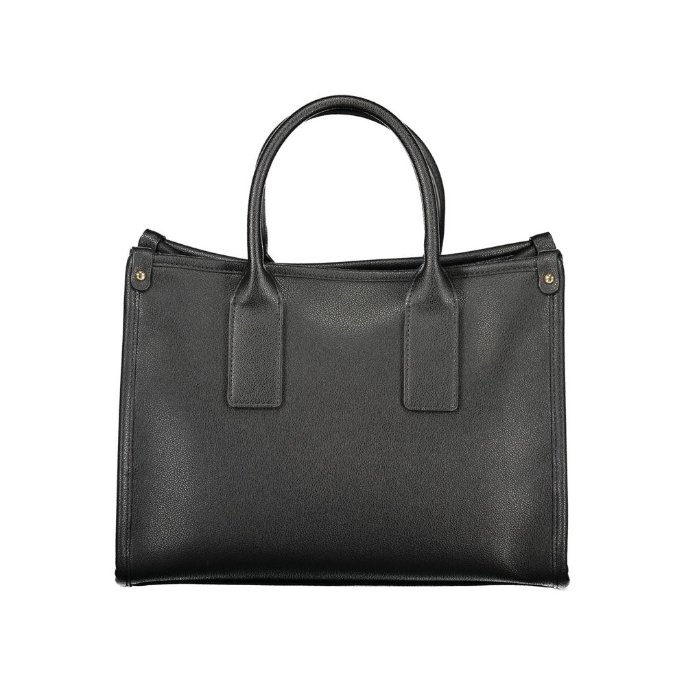 Mario Valentino Nero Poliuretano Women Handbag | Regal Royce