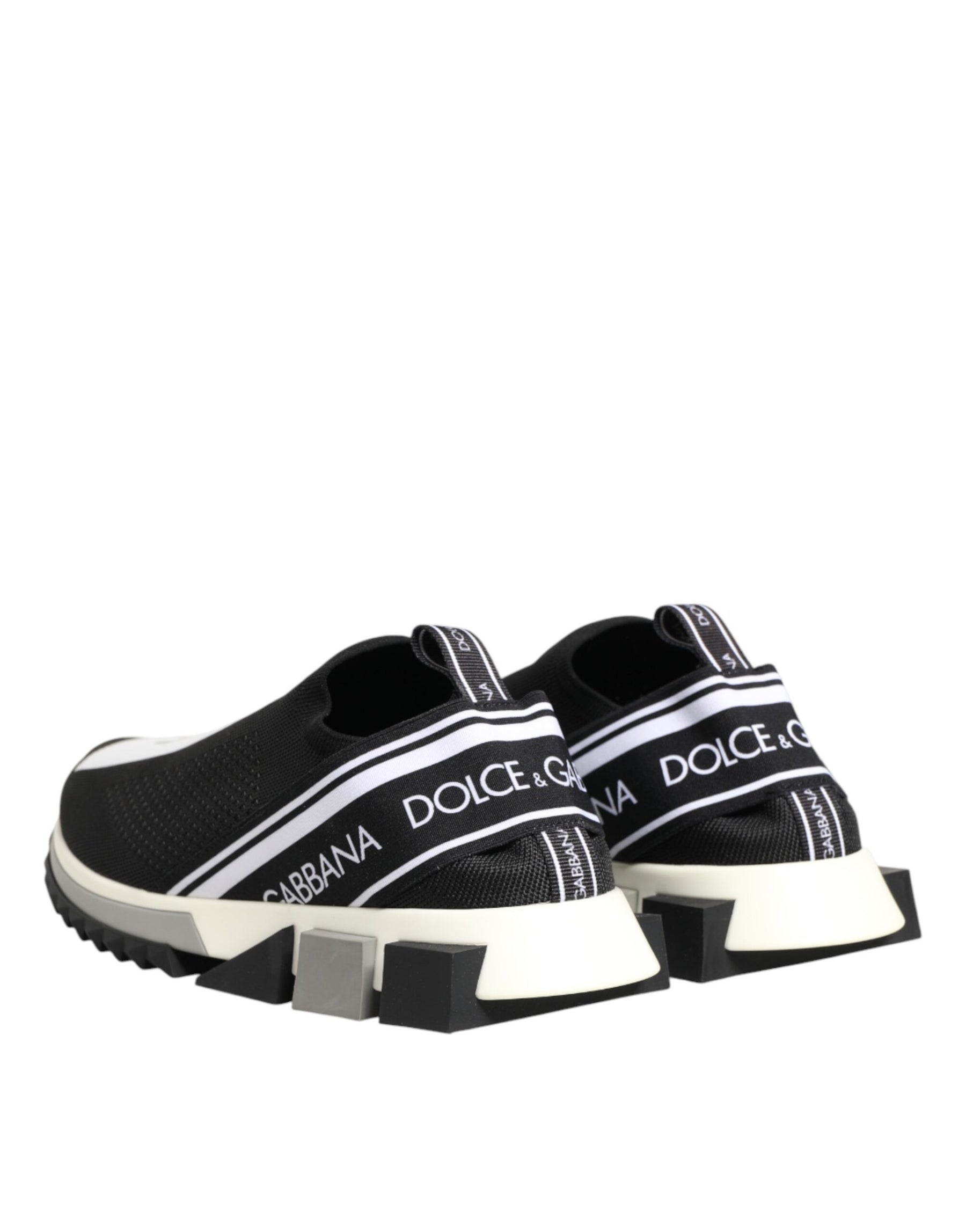 Dolce & Gabbana Black Slip On Sorrento Men Sneakers Shoes | Regal Royce