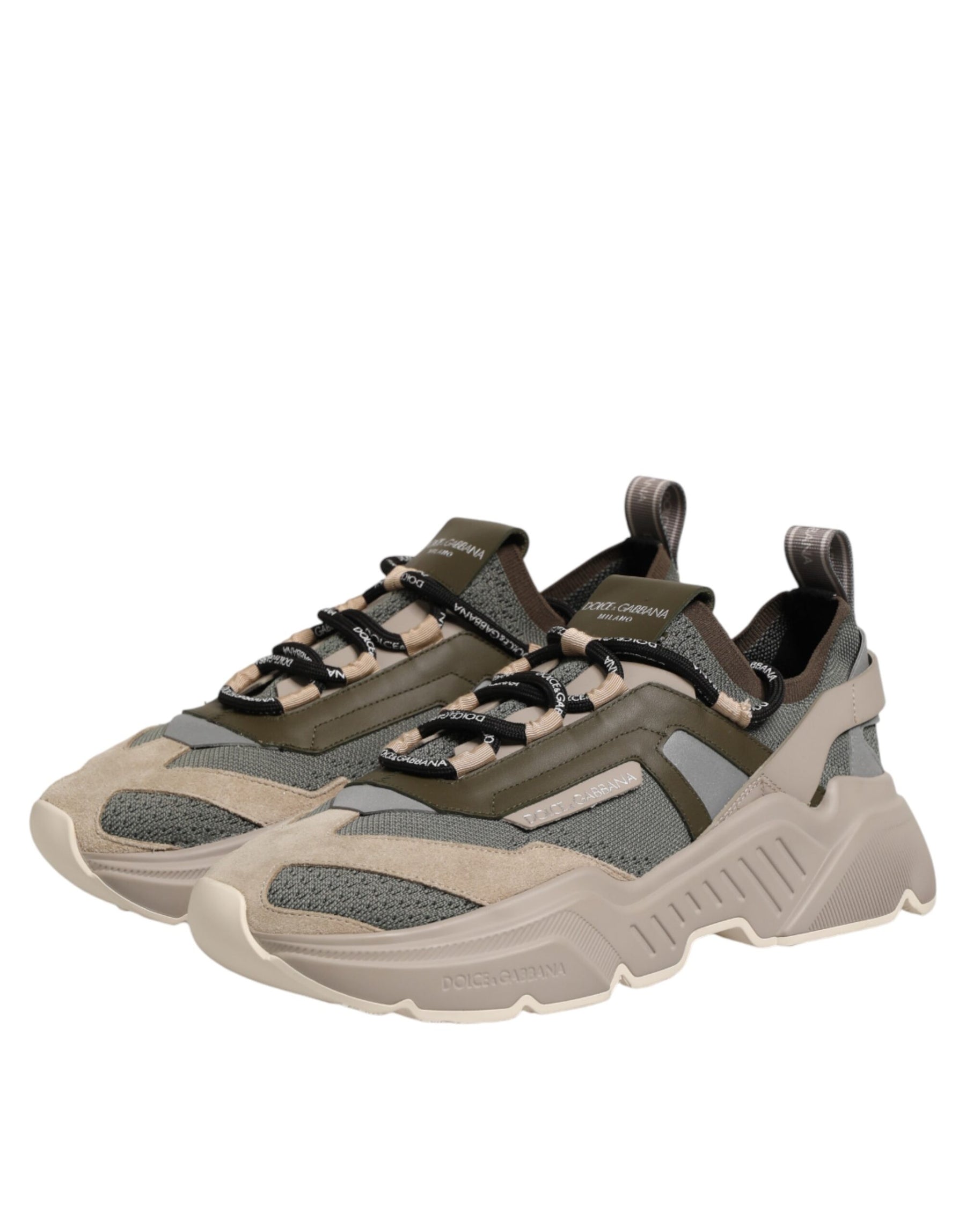 Dolce & Gabbana Multicolor Daymaster Low Top Sneakers Shoes | Regal Royce