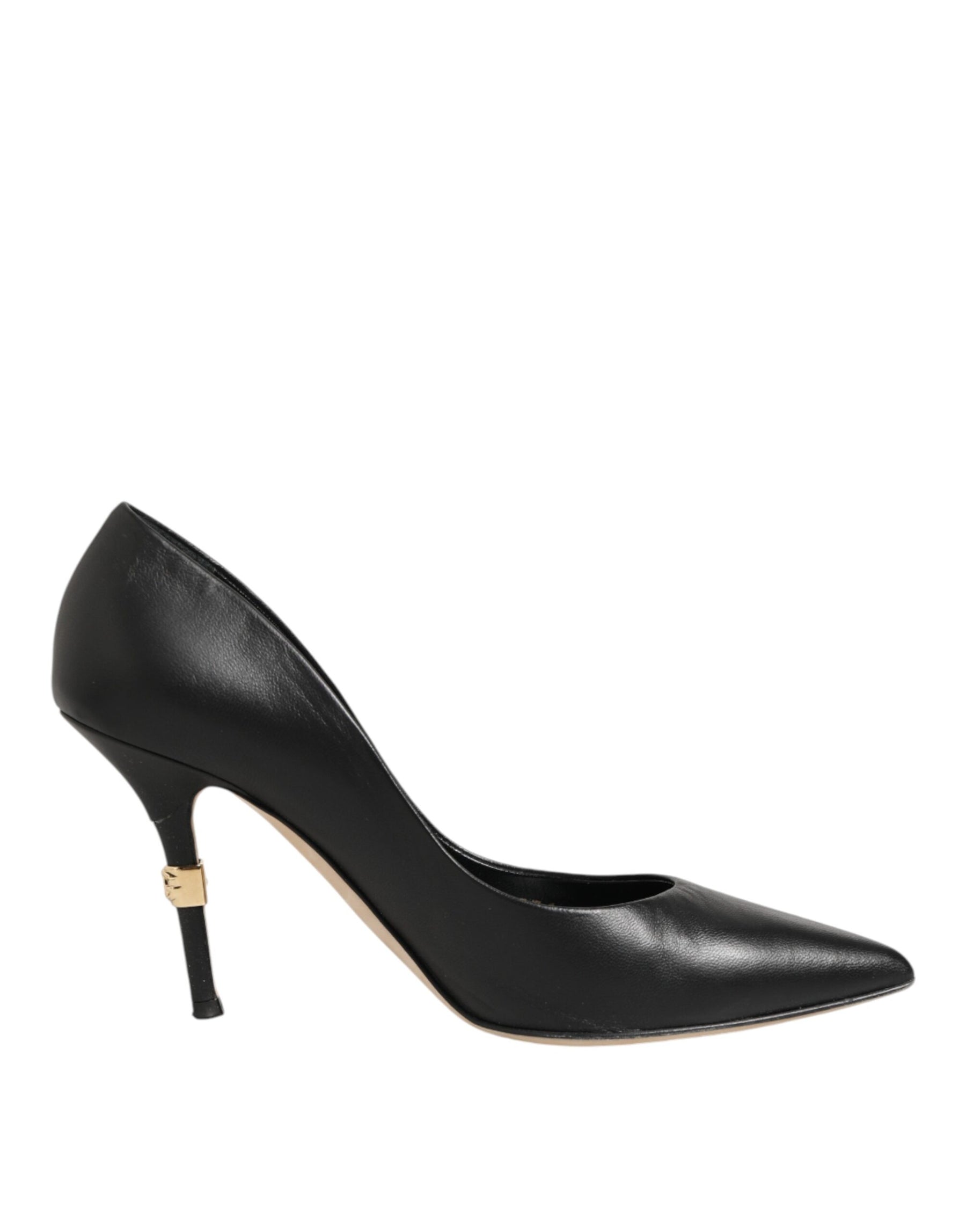 Dolce & Gabbana Black Patent Leather High Heels Pumps Shoes | Regal Royce