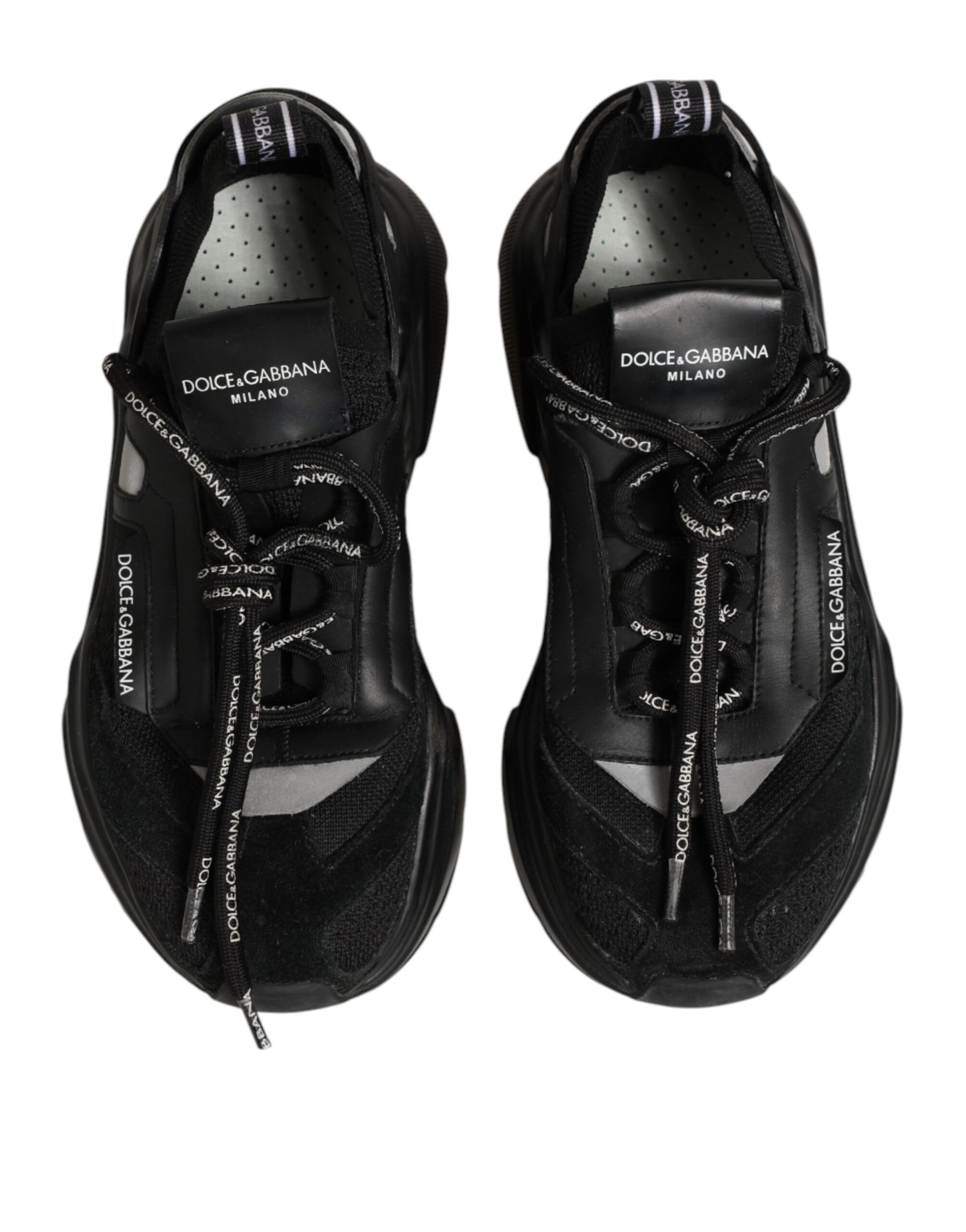 Dolce & Gabbana Black Daymaster Low Top Women Sneakers  Shoes