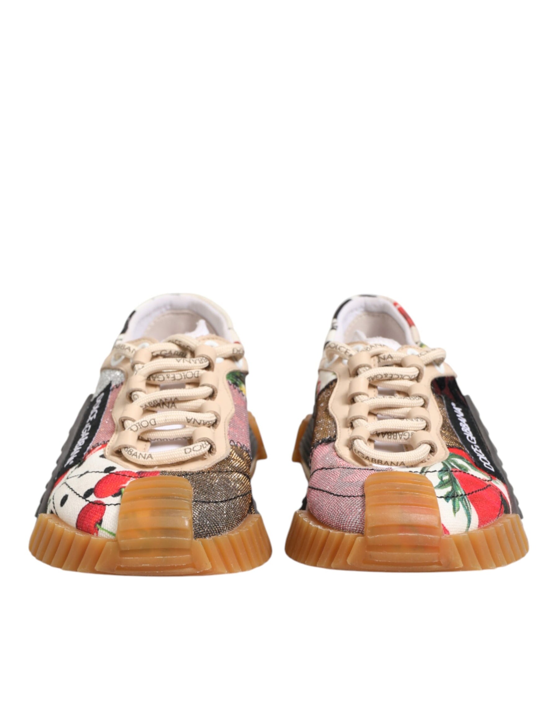 Dolce & Gabbana Multicolor Cherry NS1 Sneakers Shoes | Regal Royce