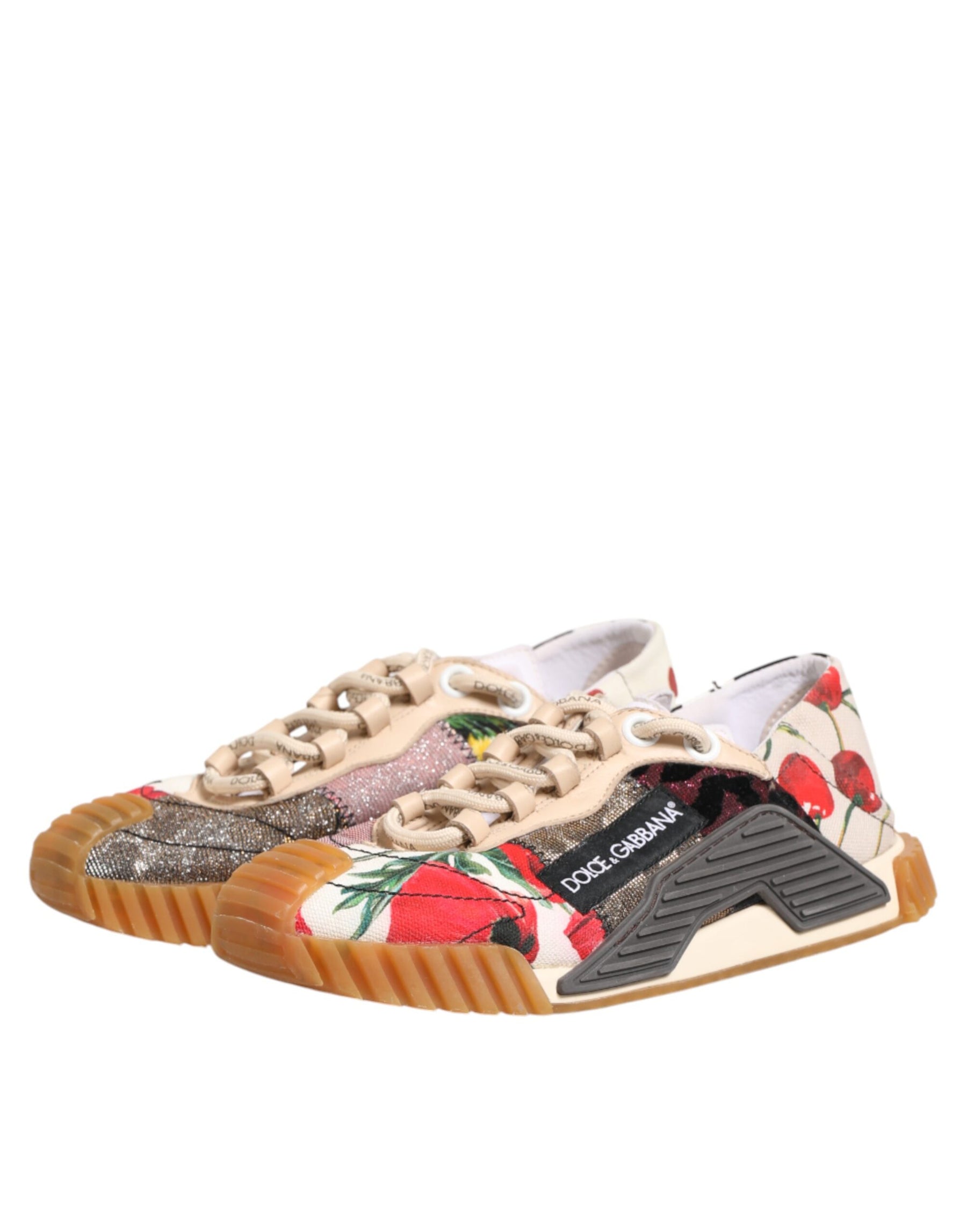 Dolce & Gabbana Multicolor Cherry NS1 Sneakers Shoes | Regal Royce