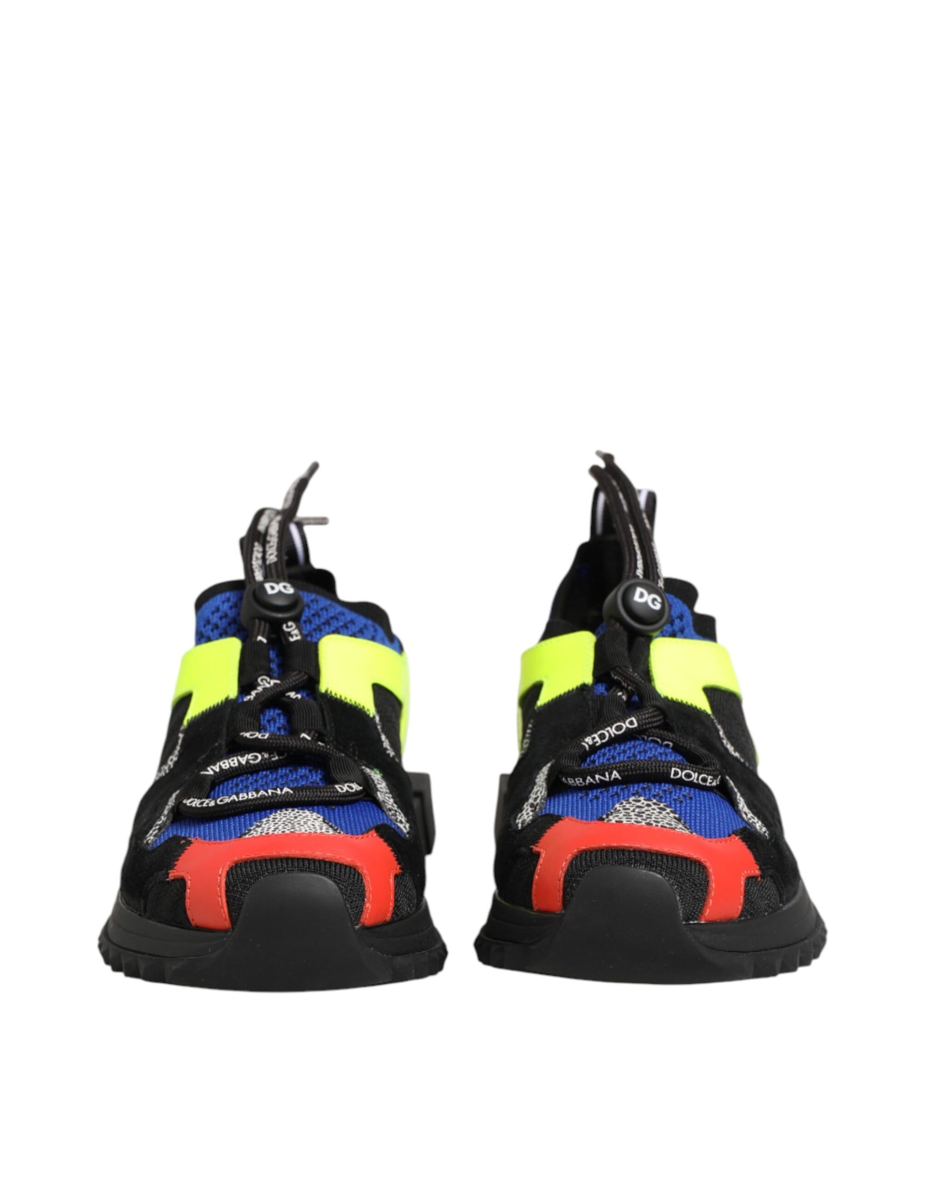 Dolce & Gabbana Multicolor Low Top Sorrento Sneakers Shoes | Regal Royce