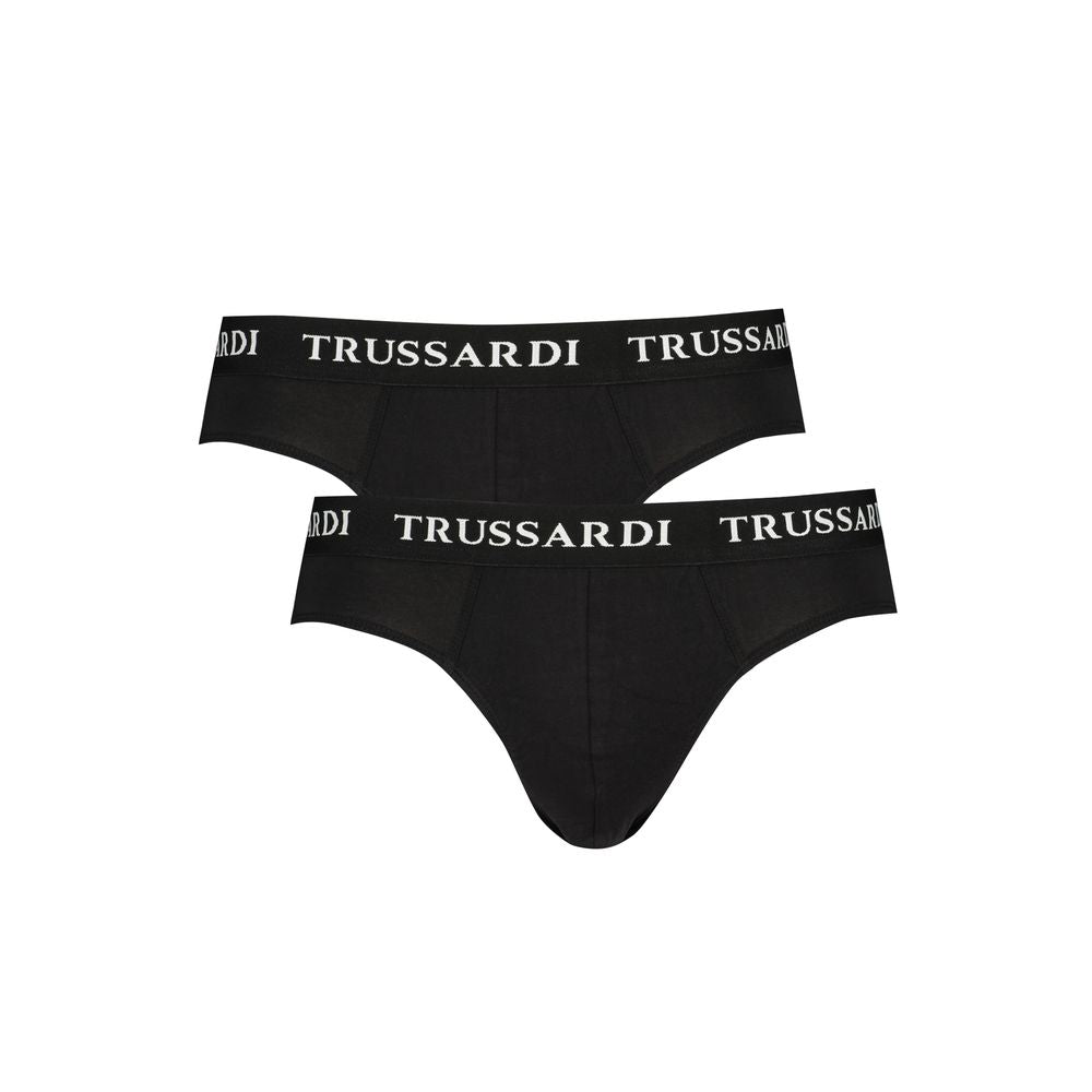Trussardi Black Cotton Men's Underwear | Regal Royce