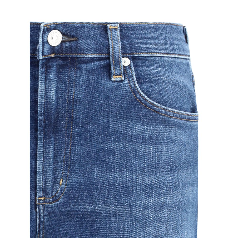 Citizens of Humanity Blue Cotton Flared Jeans | Regal Royce
