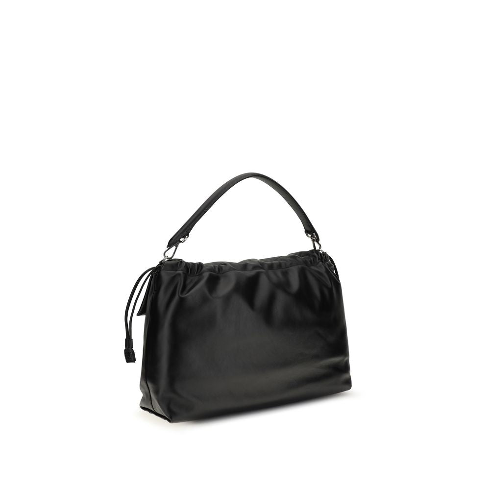 Fendi Black Calf Leather Bos Taurus Shoulder Bag | Regal Royce