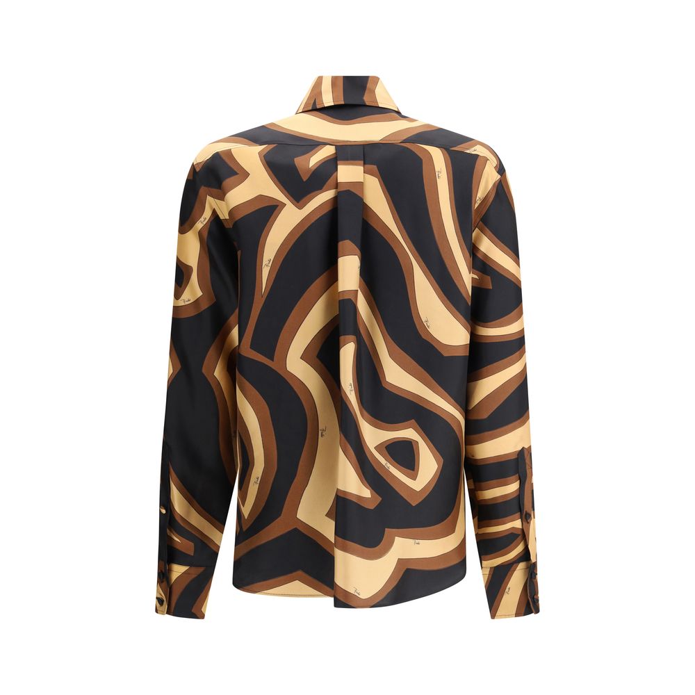 Emilio Pucci Multicolor Silk Pattern Shirt | Regal Royce