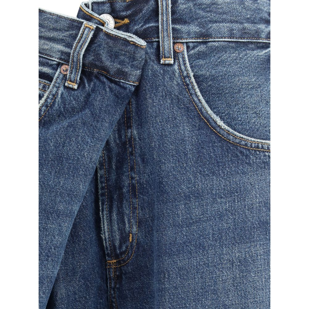 Agolde Blue Cotton Jeans Denim