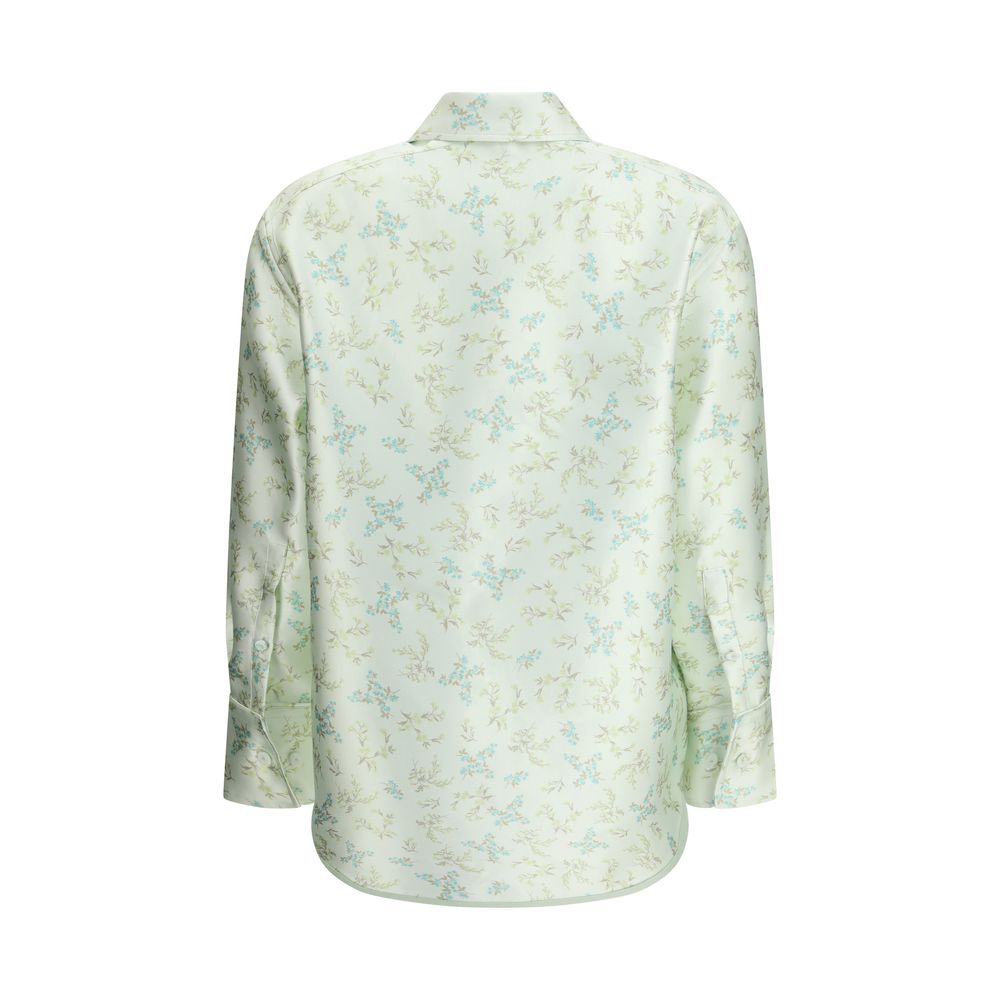 Jil Sander Bicolor Silk Pattern Shirt | Regal Royce