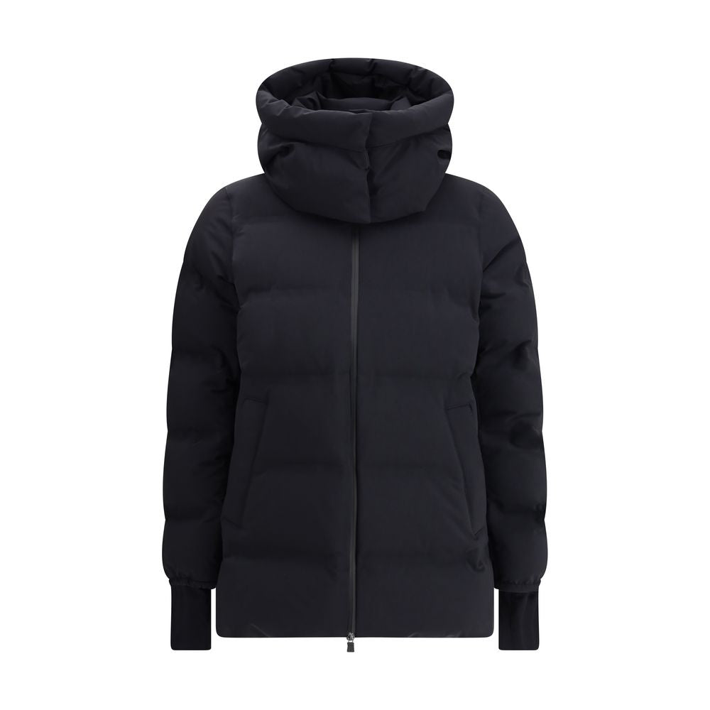 Herno Black Polyester Full-Length Jacket | Regal Royce