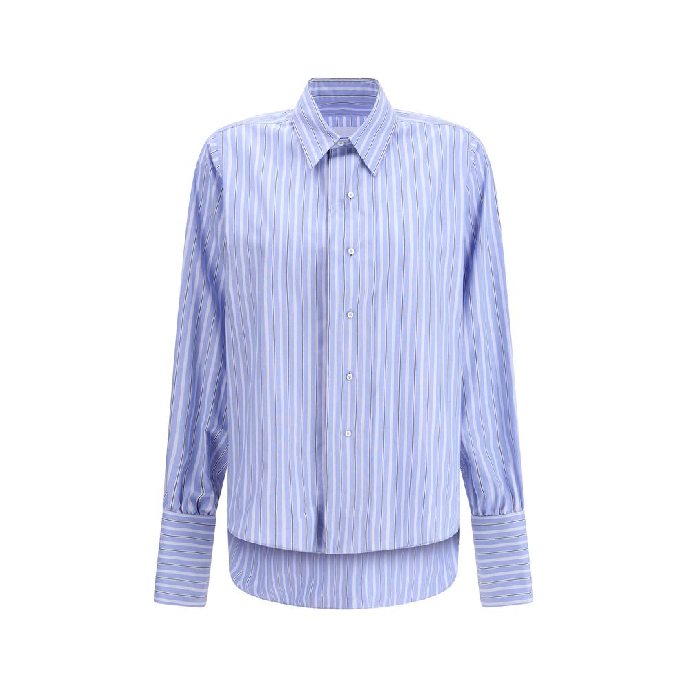 Margiela Light Blue Cotton Pattern Shirt | Regal Royce