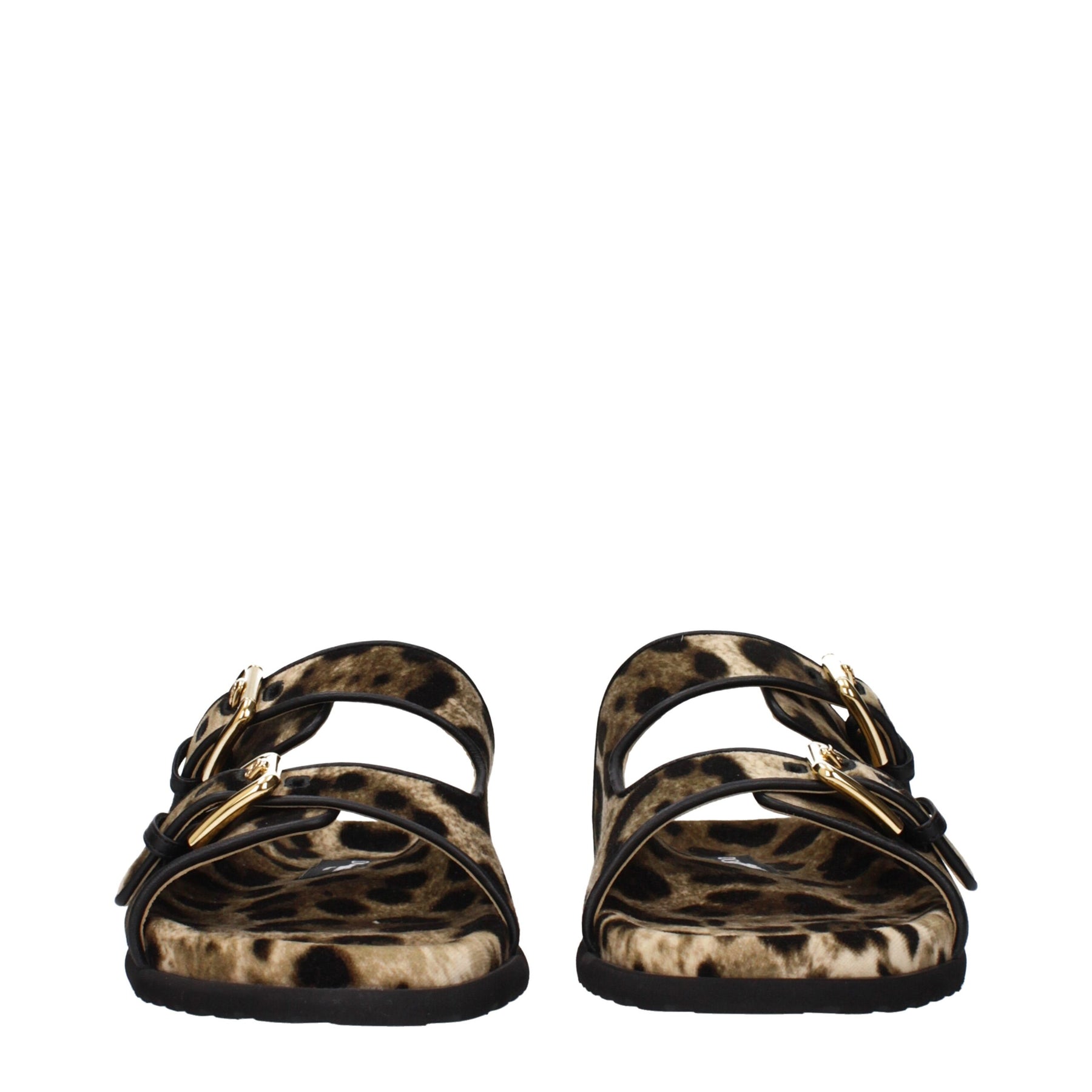 Dolce & Gabbana Beige Velvet Slippers | Regal Royce