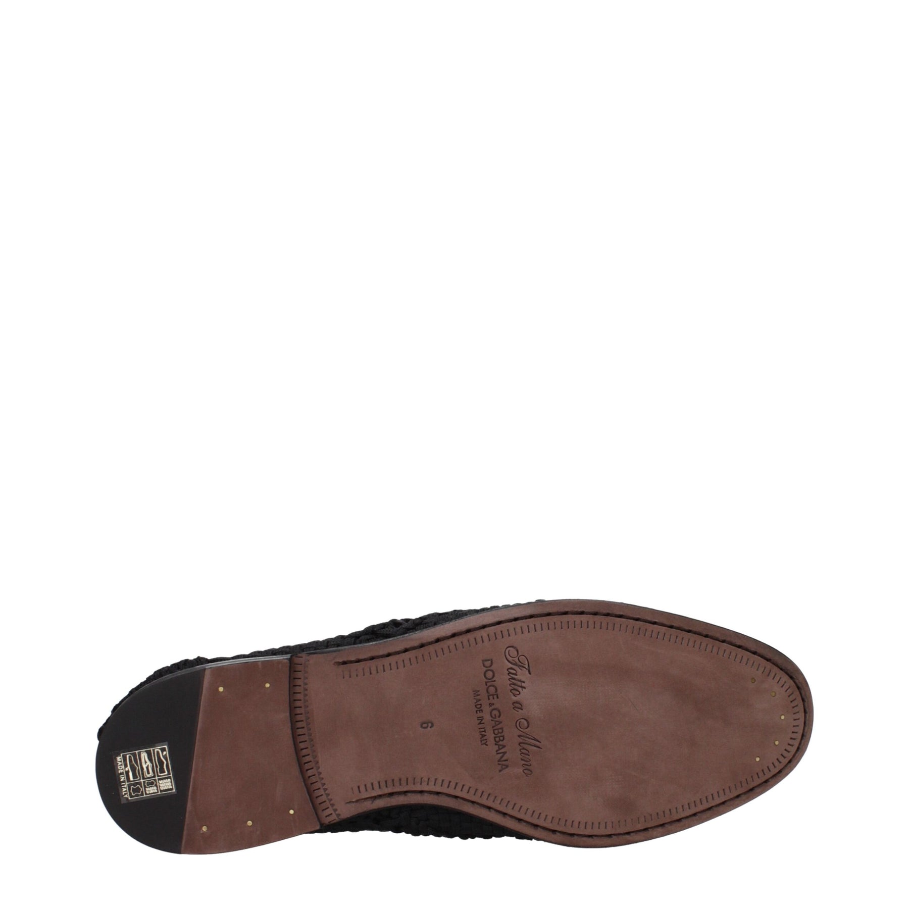 Dolce & Gabbana Black Fabric Shoes | Regal Royce