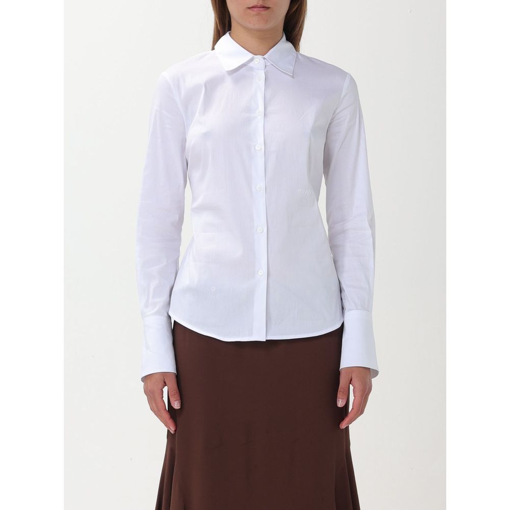 PINKO White Cotton Dress Shirt | Regal Royce