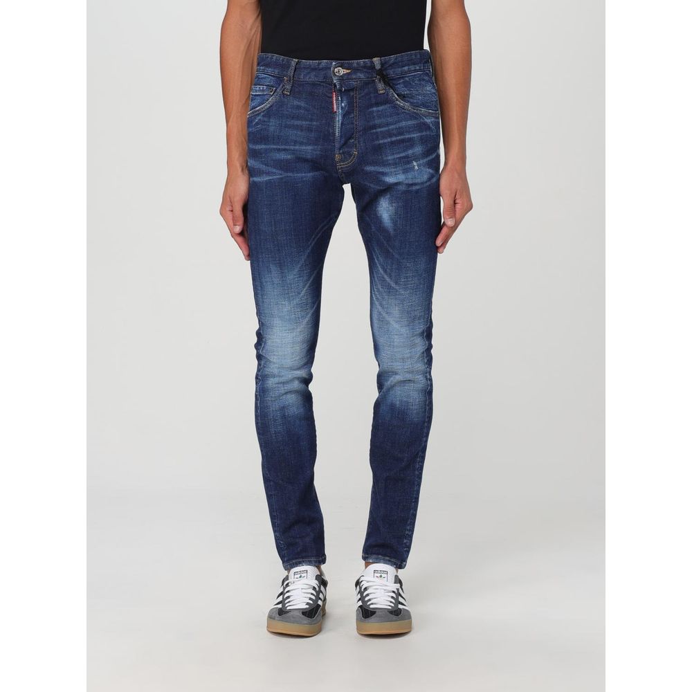 Dsquared² Blue Cotton Skinny Jeans | Regal Royce