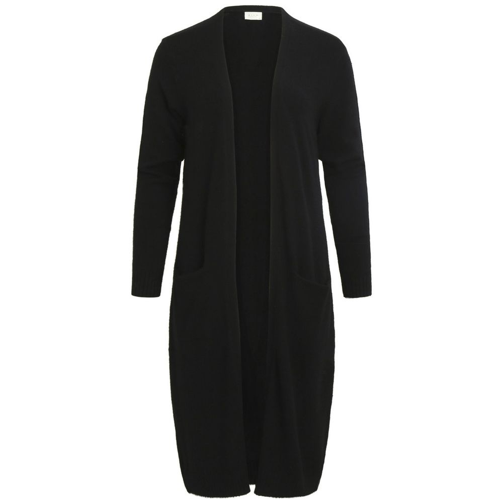 Vila Clothes Black Nylon Cardigan | Regal Royce