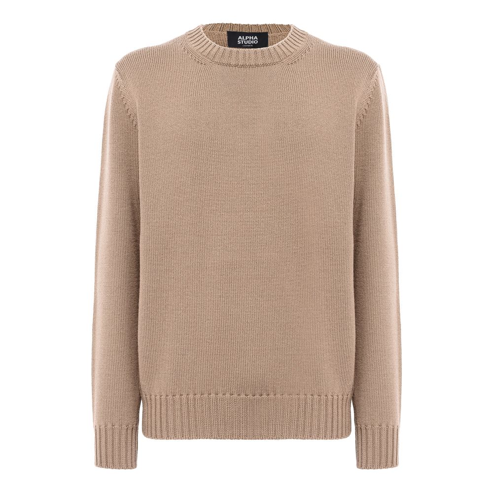 Alpha Studio Brown Cashmere Sweater