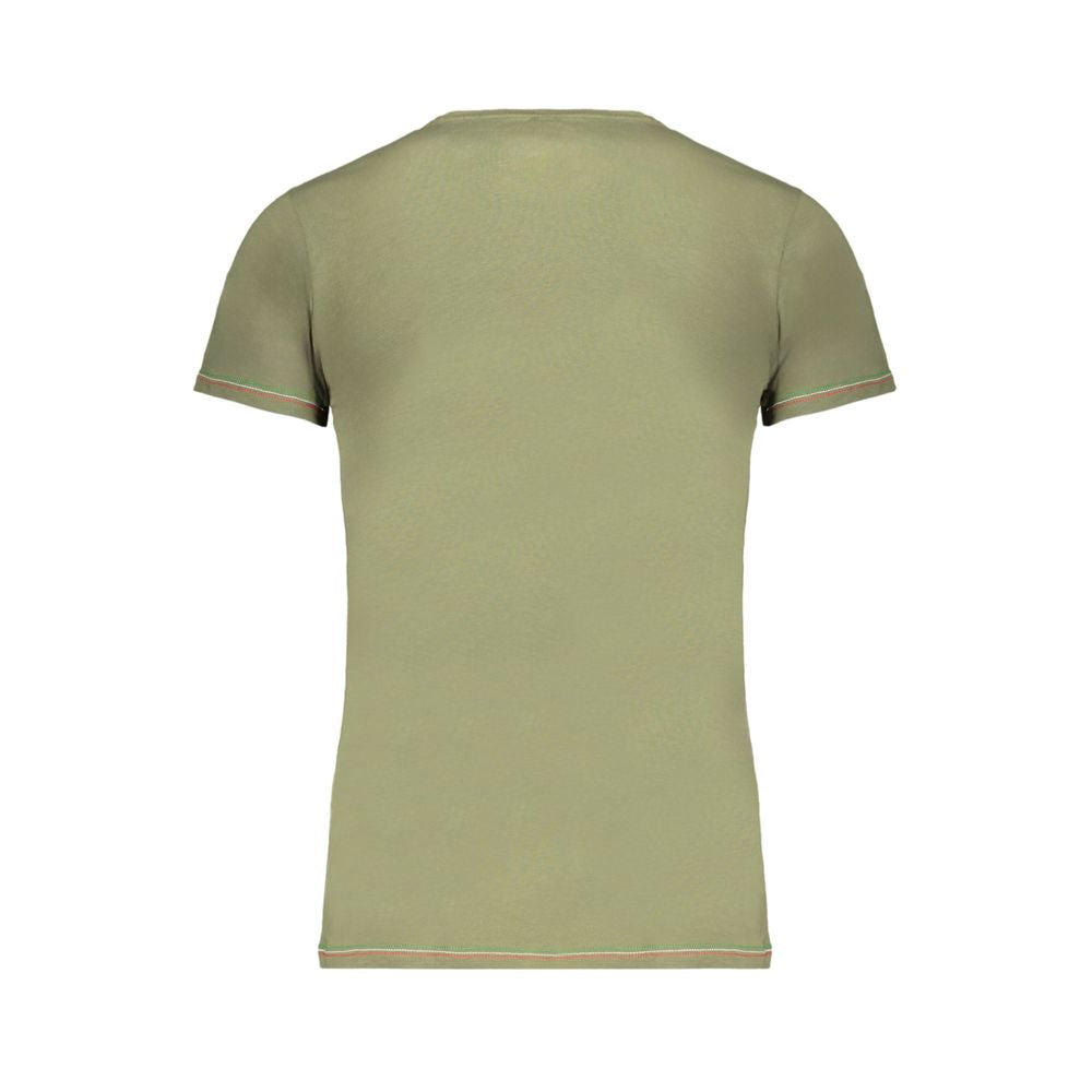 Aeronautica Militare Verde Cotton Men T-Shirt | Regal Royce