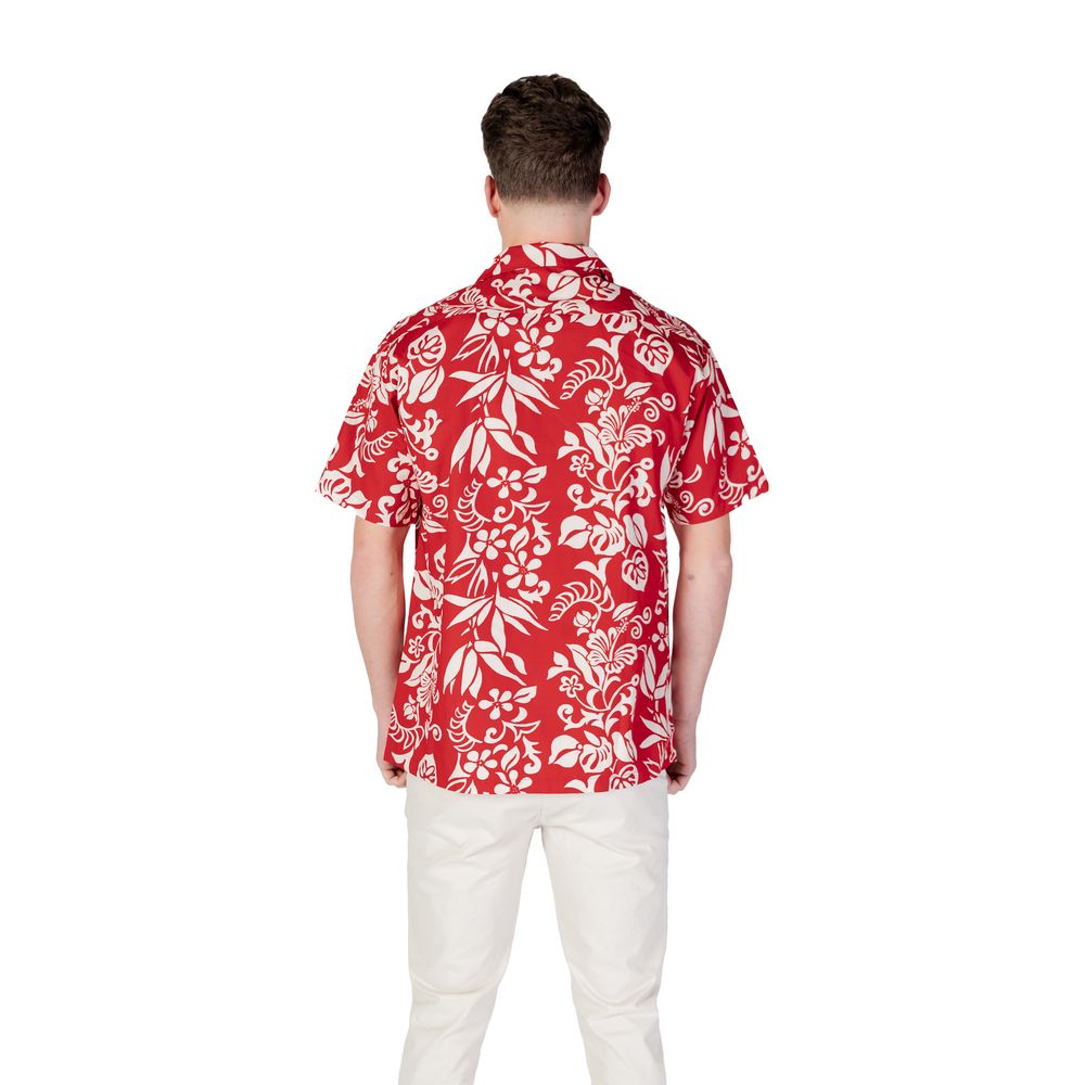 Replay Red Cotton Shortsleeve Shirt | Regal Royce
