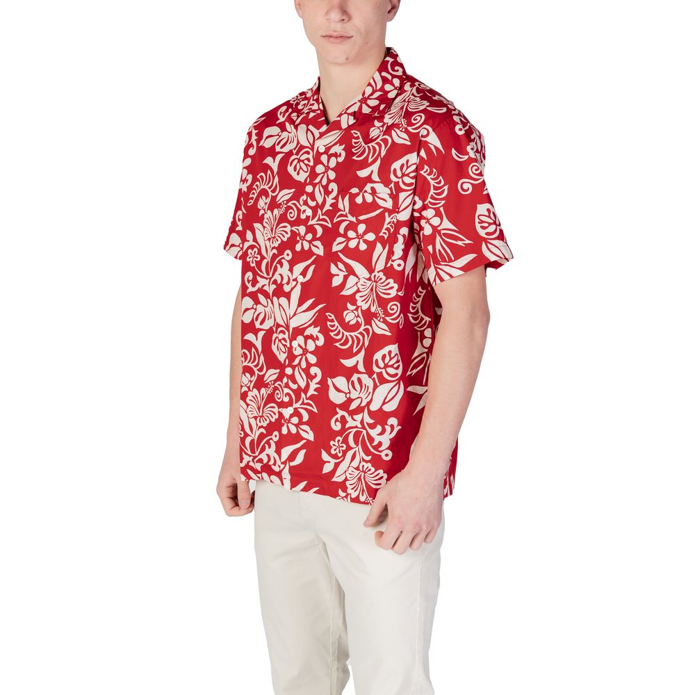 Replay Red Cotton Shortsleeve Shirt | Regal Royce