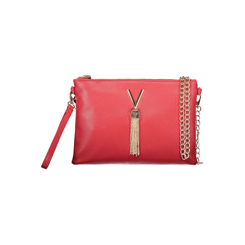 Mario Valentino Rosso Polyurethane Women Handbag | Regal Royce