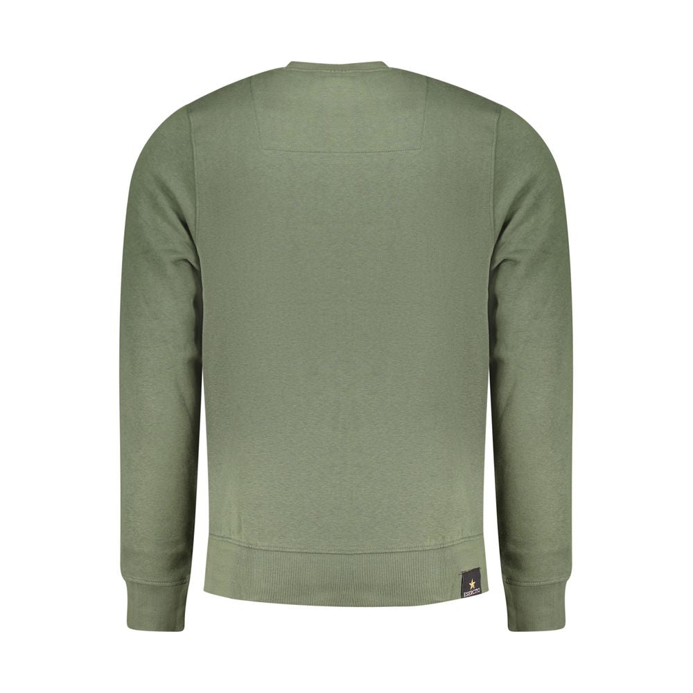 Accademia Militare Verde Cotton Men Sweatshirt | Regal Royce