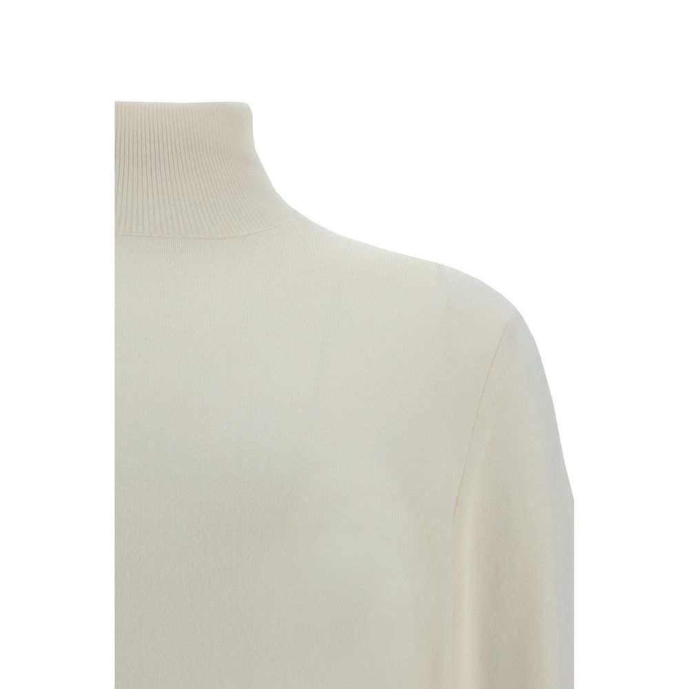 Brunello Cucinelli White Cashmere Sweater | Regal Royce
