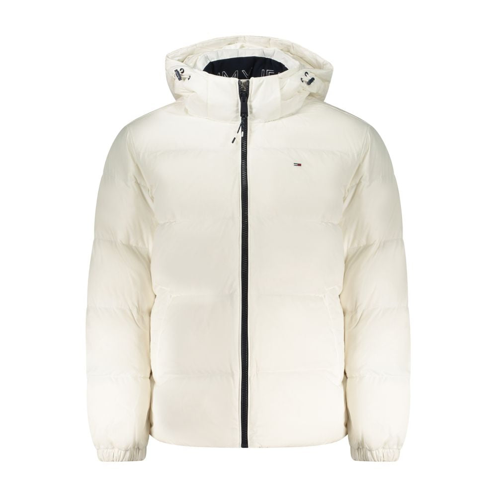 Tommy Hilfiger White Polyester Men's Jacket | Regal Royce