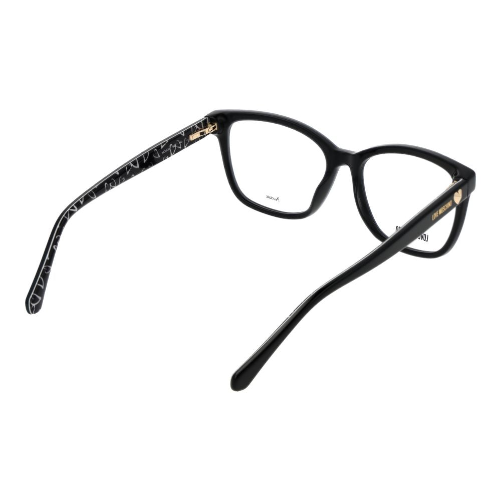 Love Moschino Black Acetate Glasses (Frames) | Regal Royce
