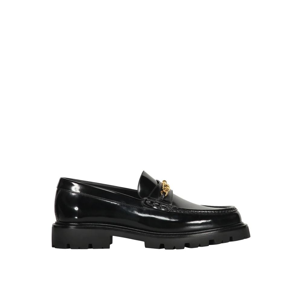Celine Black Calfskin Slip-On Loafers
