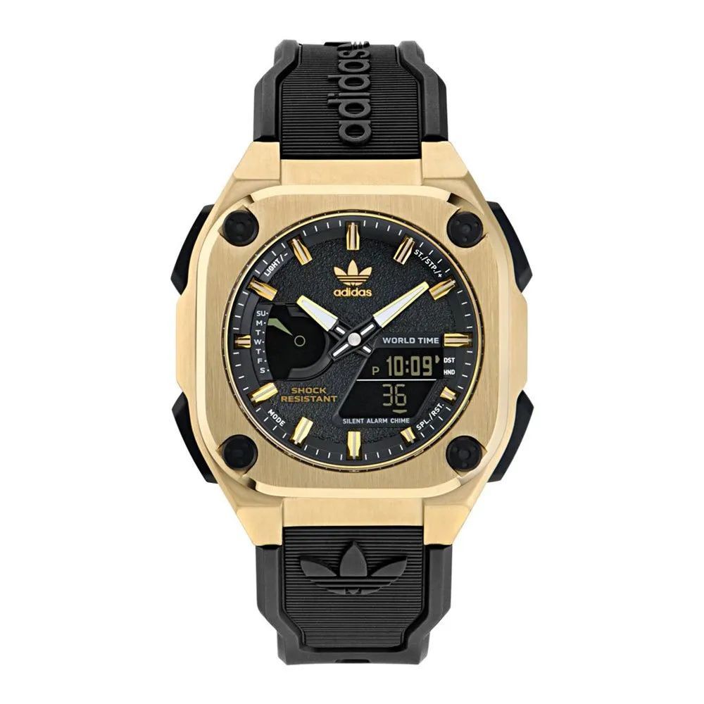 Adidas Black Synthetic Sport Watch | Regal Royce