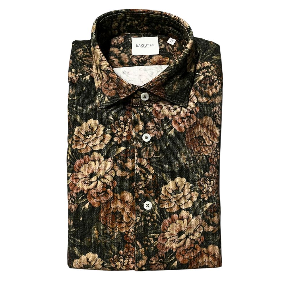 Bagutta Multicolor Cotton Men's Shirt | Regal Royce