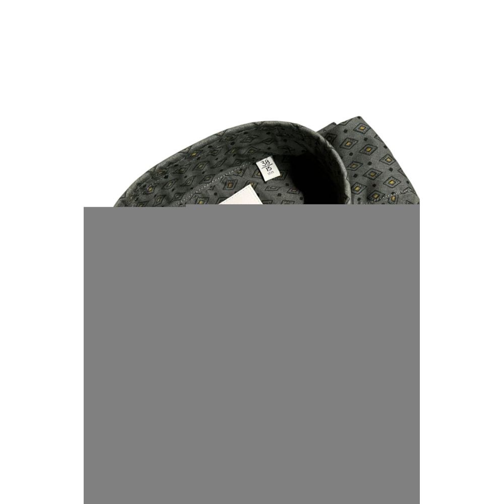 Bagutta Green Cotton Men's Slim Shirt | Regal Royce