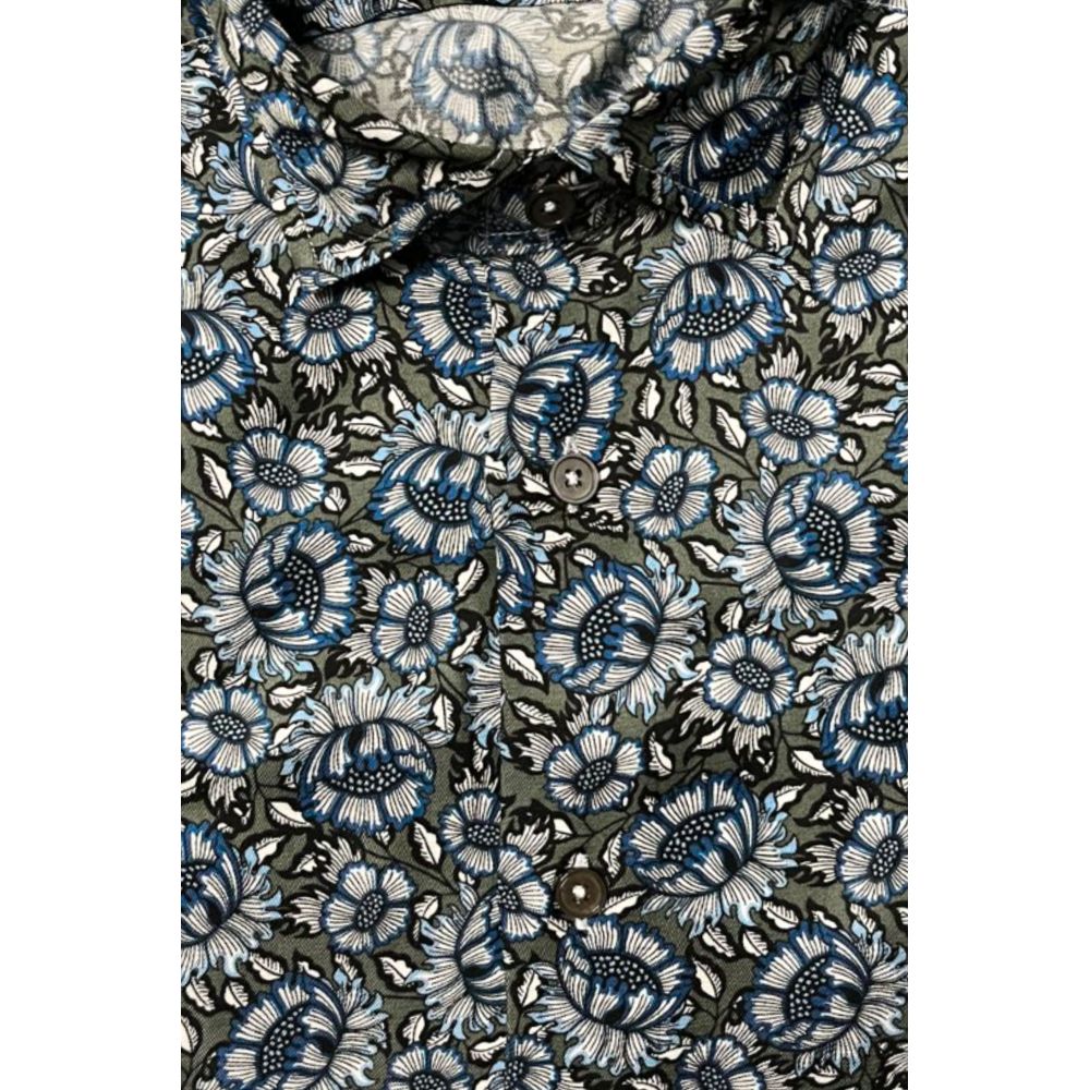 Bagutta Multicolor Cotton Men's Shirt | Regal Royce