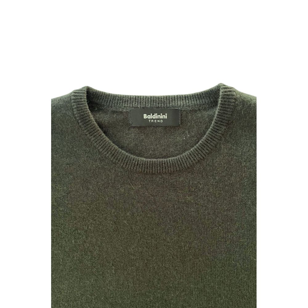 Baldinini Trend Green Cashmere Men Sweater | Regal Royce