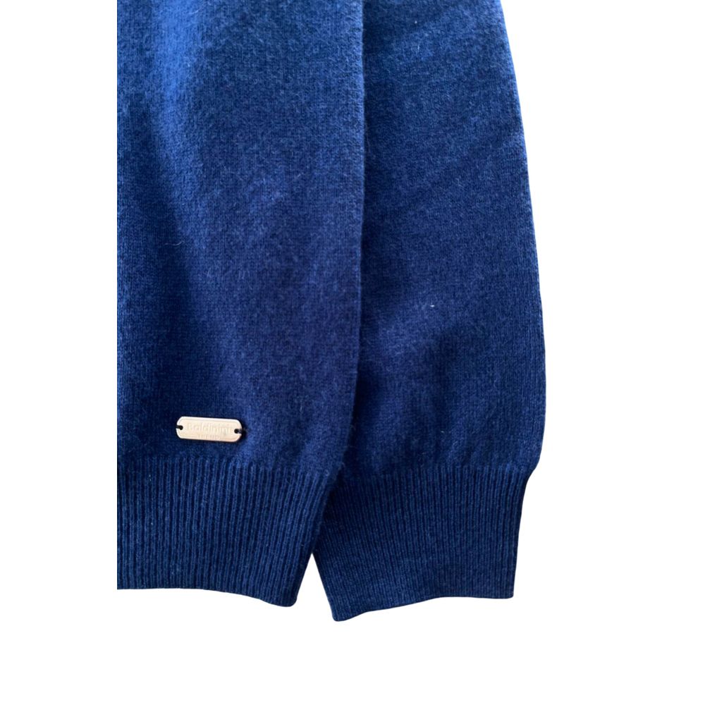 Baldinini Trend Blue Cashmere Men Sweater | Regal Royce