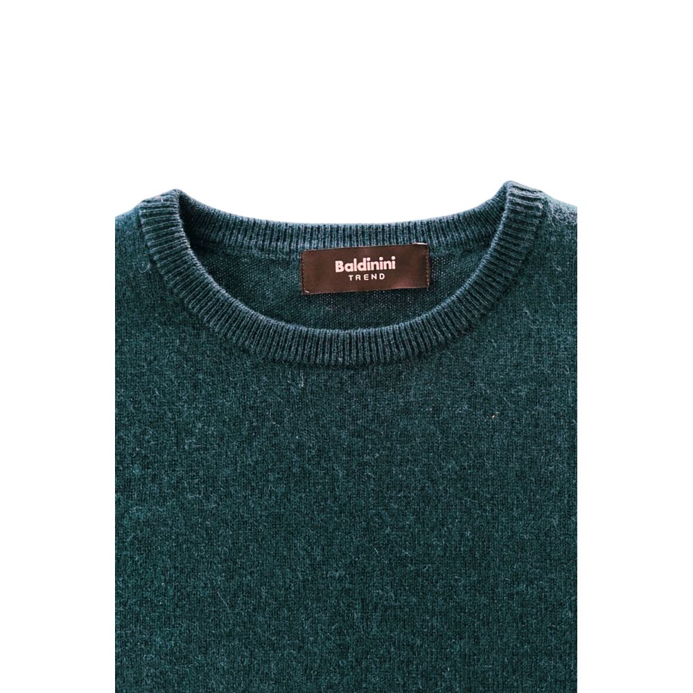 Baldinini Trend Green Cashmere Men Sweater | Regal Royce