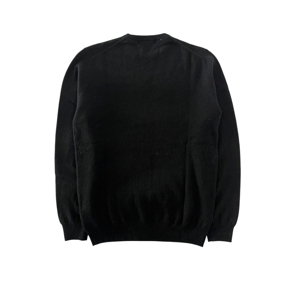 Baldinini Trend Black Cashmere Men Sweater | Regal Royce