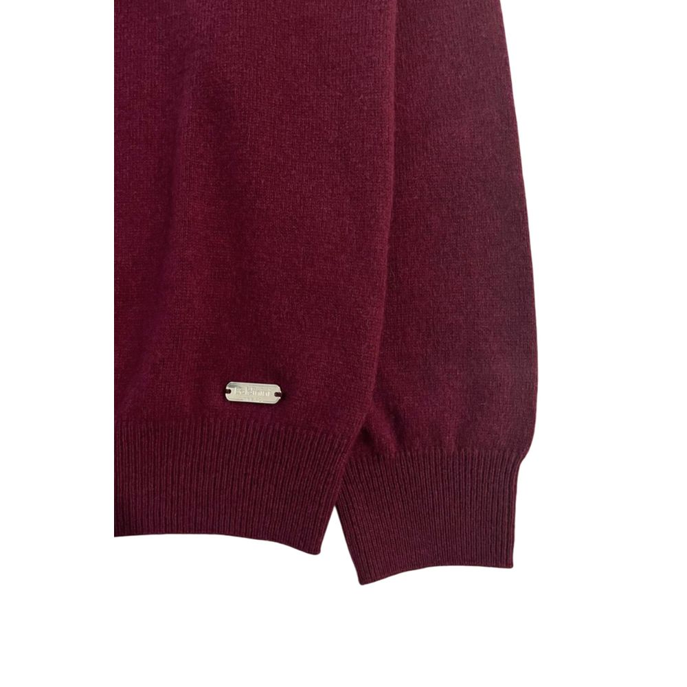 Baldinini Trend Red Cashmere Men Sweater | Regal Royce