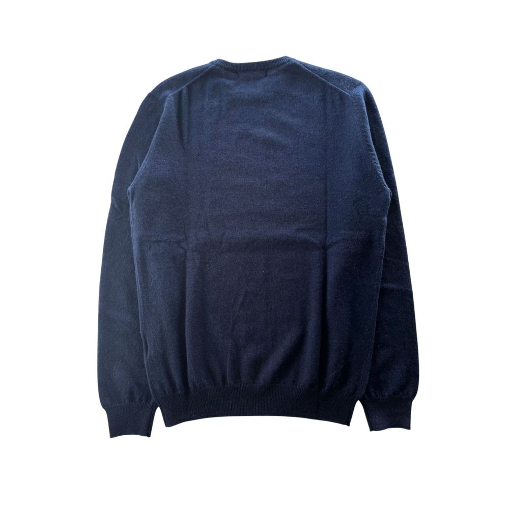 Baldinini Trend Blue Cashmere Men Sweater | Regal Royce