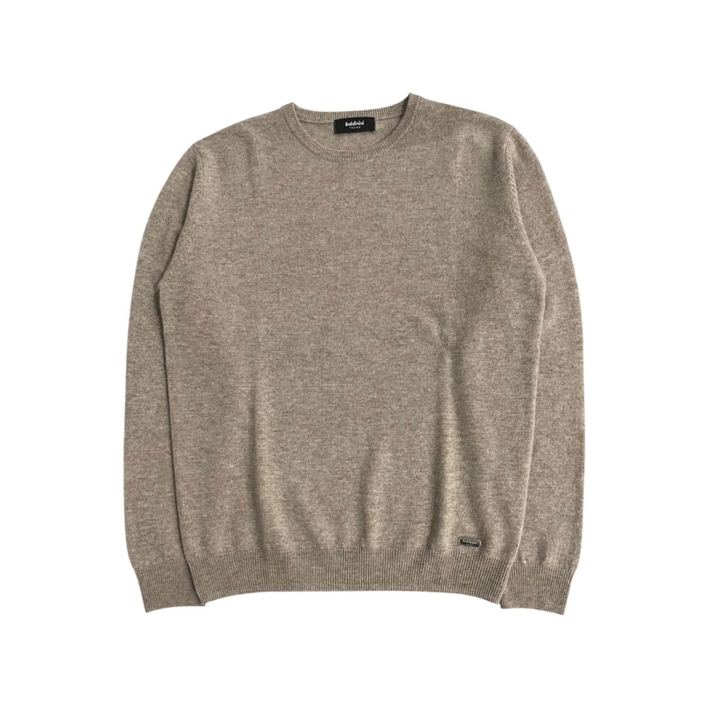 Baldinini Trend Beige Cashmere Men Sweater | Regal Royce