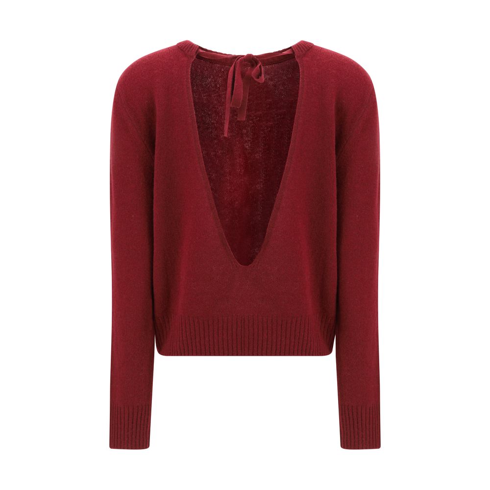 Marni Bordeaux Cashmere Cashmere Sweater | Regal Royce