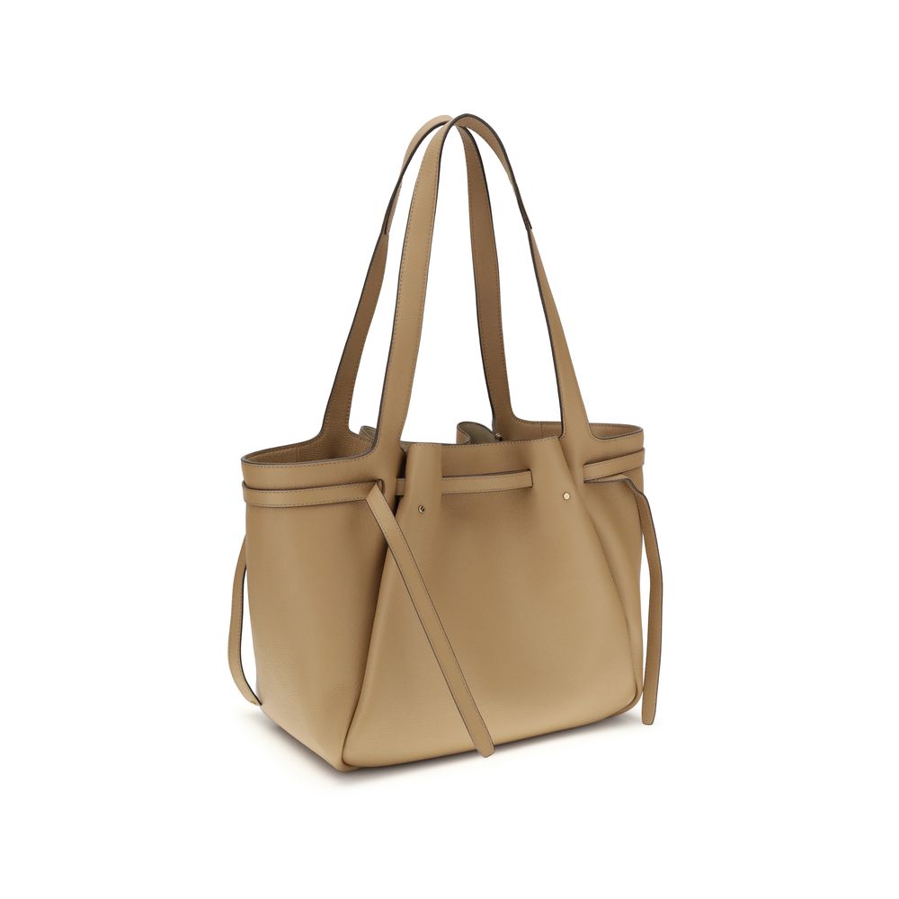 Tory Burch Beige Leather Handbag | Regal Royce