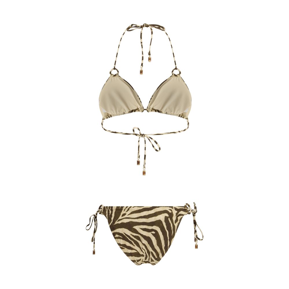 Zimmermann Brown Polyamide Bikini | Regal Royce