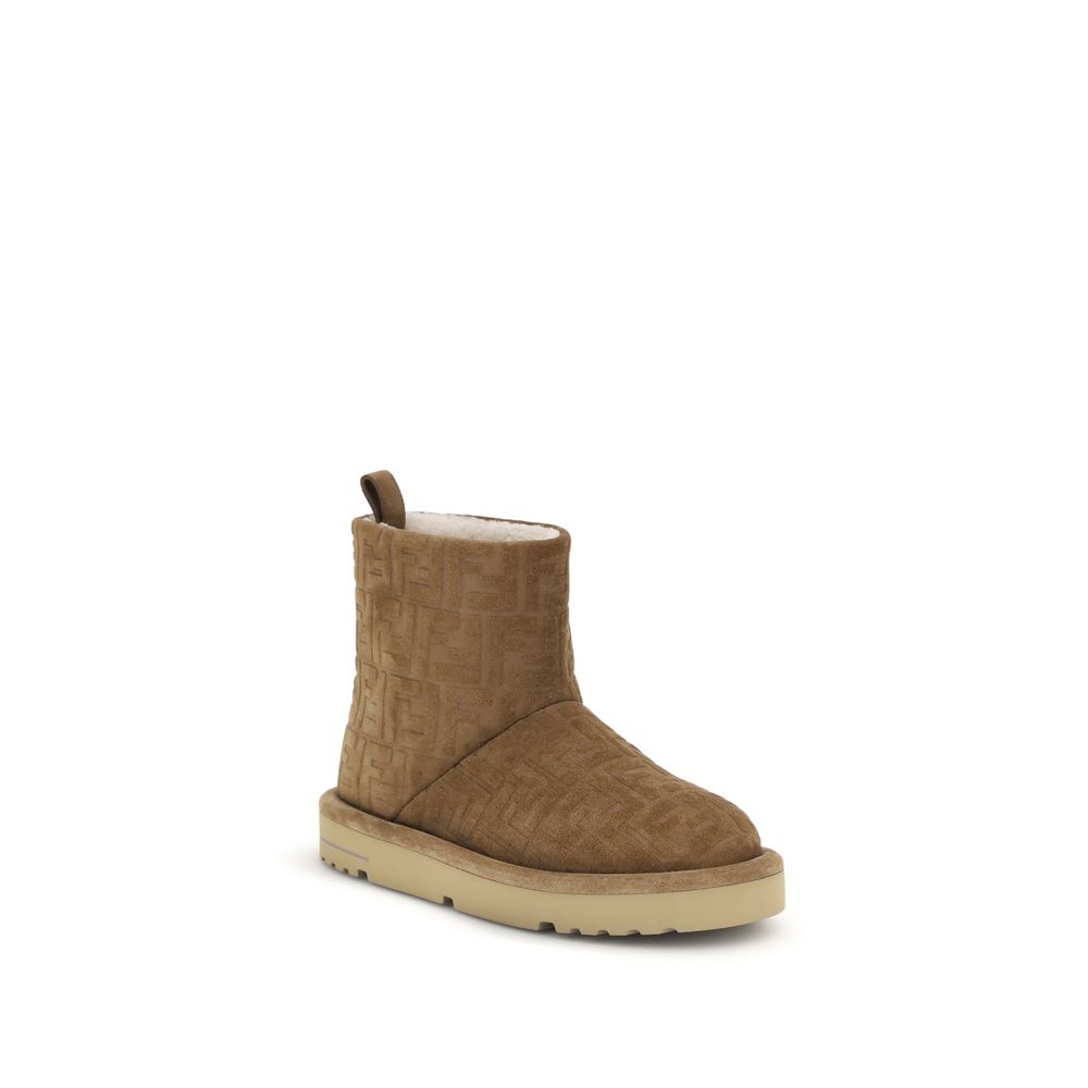 Fendi Brown Leather Ankle Boots | Regal Royce