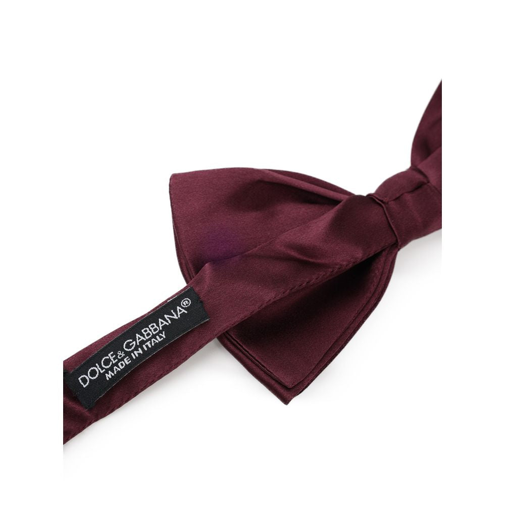 Dolce & Gabbana Bordeaux Silk Bowtie | Regal Royce