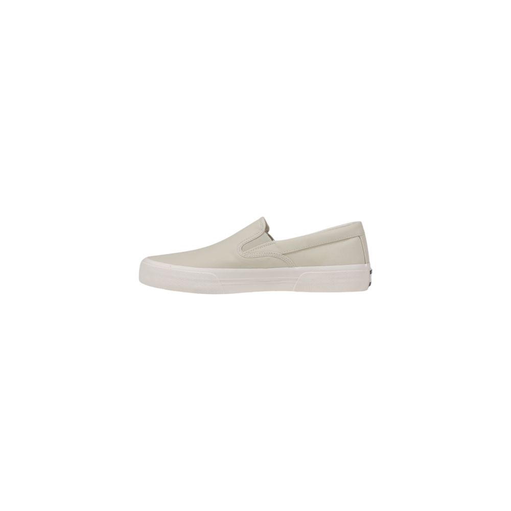 Tommy Hilfiger Jeans Beige Recycled Cotton Slip-On Loafers | Regal Royce