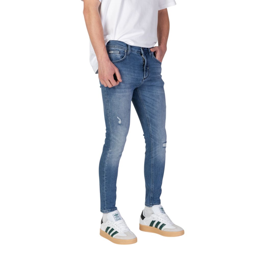 Antony Morato Blue Cotton Skinny Jeans | Regal Royce